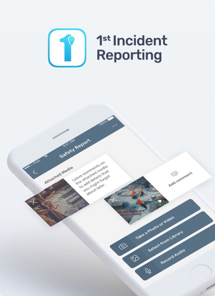 1st Incident Reporting App Redesign Ui Ux Thumbnail