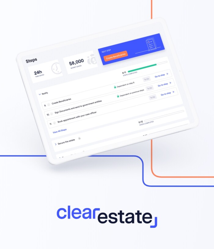 Clear Estate webdesign project thumbnail 2x